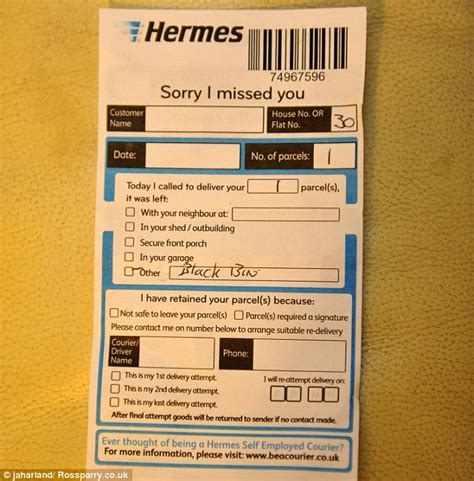 hermes return label printable